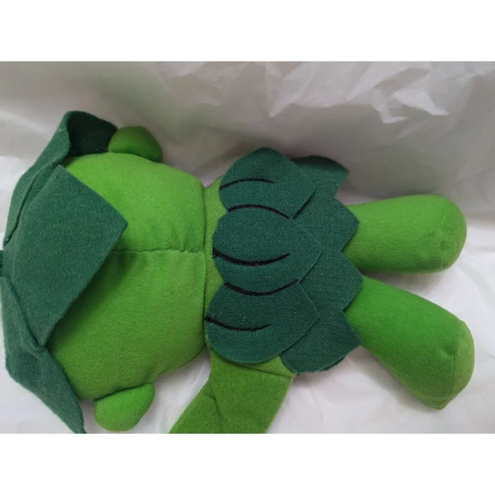 Jolly Green Giant LIttle Sprout stuffed toy hand felt hand puppet 12 inch‎